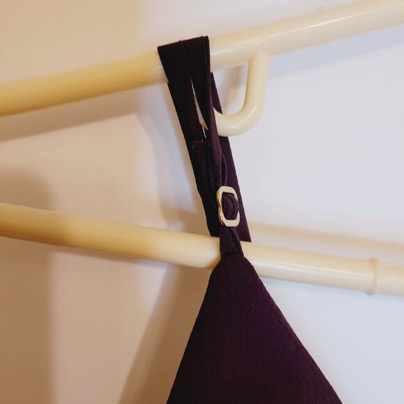 Wilfred Aritzia maroon red slip dress Size 8 minimal clean girl old money - Picture 6 of 11